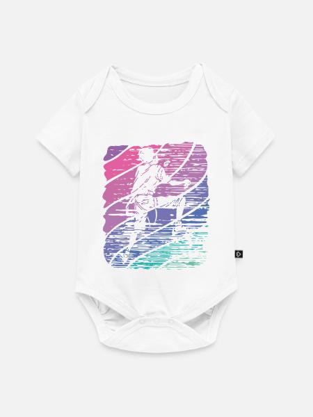 Boulderer Boulder Bouldern - Baby Premium Kurzarmbody - Weiß