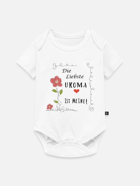 Uroma - Baby Premium Kurzarmbody - Weiß