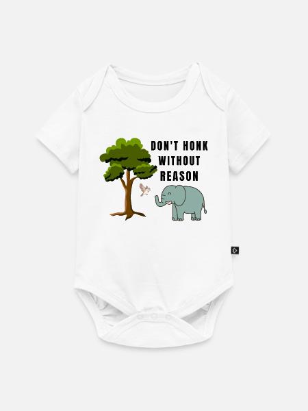 Don-t_honk - Baby Premium Kurzarmbody - Weiß