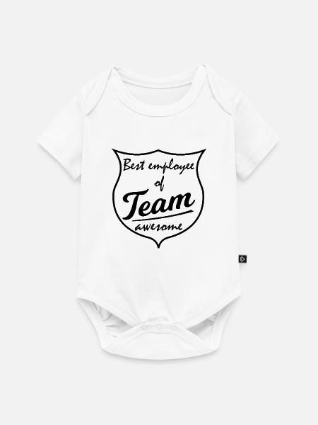 Team Event Design - Baby Premium Kurzarmbody - Weiß