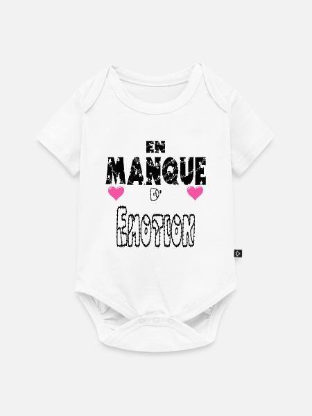 Bedürftig nach Emotionen - Baby Premium Kurzarmbody - Weiß