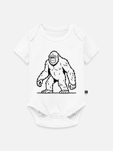Sasquatch - Baby Premium Kurzarmbody - Weiß