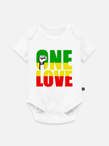 reggae - Baby Premium Kurzarmbody - Weiß
