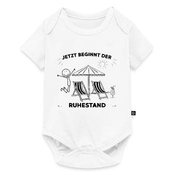 Eine Legende geht in den wohlverdienten Ruhestand - Baby Premium Kurzarmbody - Weiß - Vorne