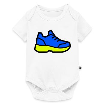 Modern Running Sneaker - Baby Premium short-sleeve bodysuit - white - Front