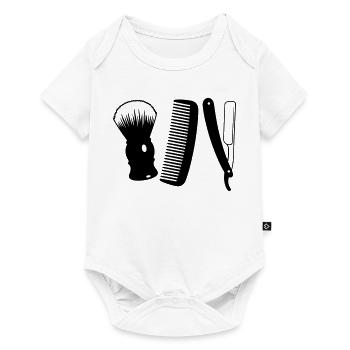 Barbershop - Baby Premium short-sleeve bodysuit - white - Front
