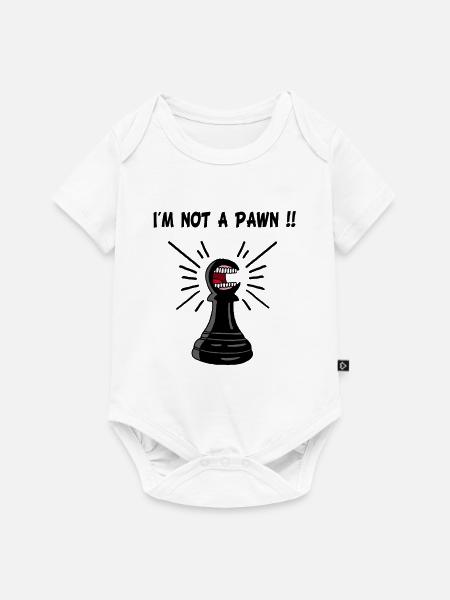 Schachmatt - Baby Premium Kurzarmbody - Weiß