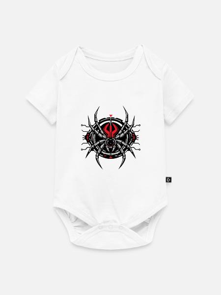 Redback Spider：Tech Edition - Baby Premium Kurzarmbody - Weiß