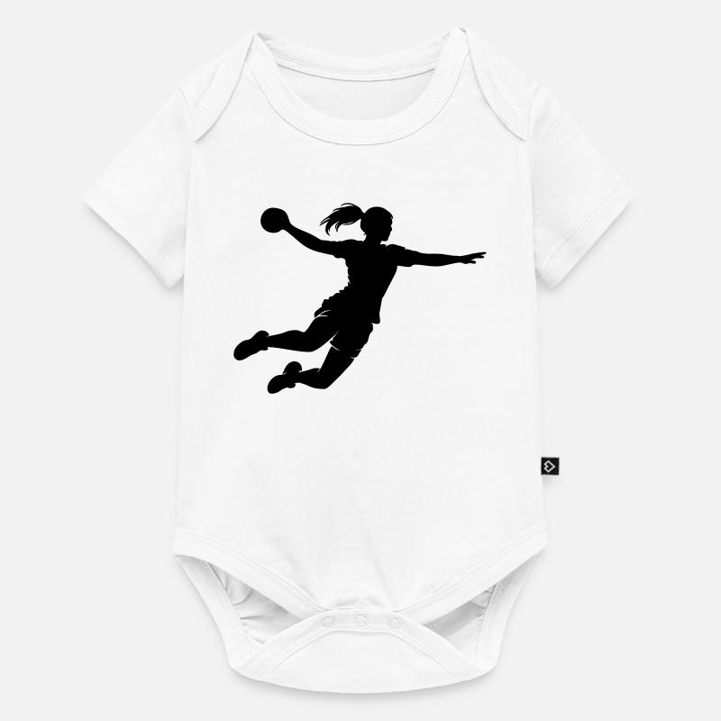 Handball - Body à manches courtes Premium Bébé - blanc