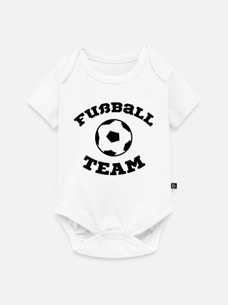 Fußball Team - Baby Premium Kurzarmbody - Weiß