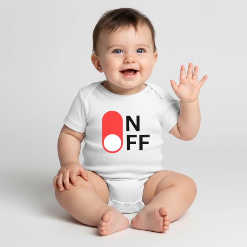Mode ON/OFF Body à manches courtes Premium Bébé