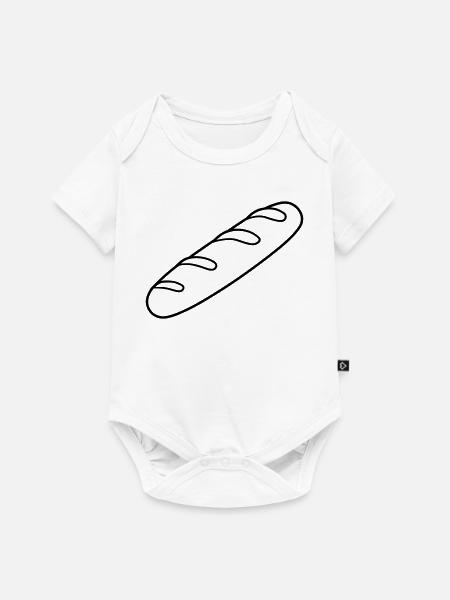 Zauberstab - Baby Premium Kurzarmbody - Weiß