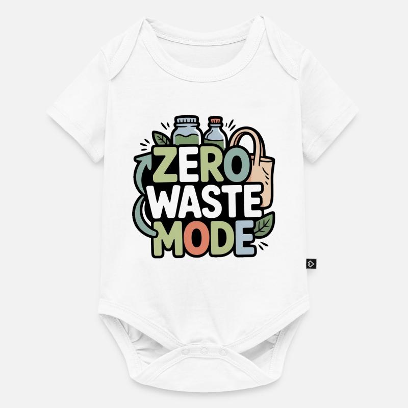 zero-waste-mode - Baby Premium Kurzarmbody - Weiß