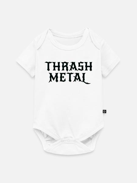 Thrash Metal Logo Tee - Baby Premium Kurzarmbody - Weiß