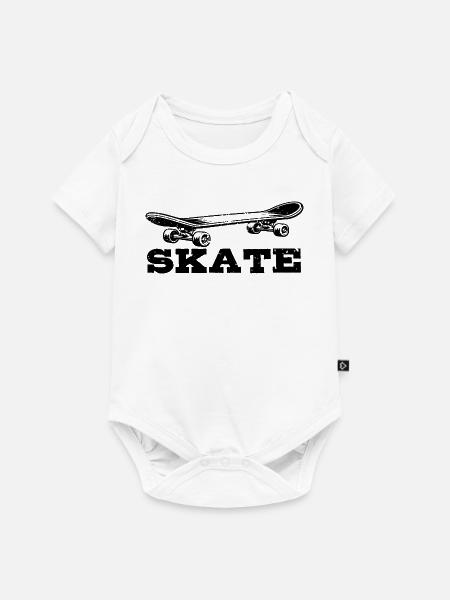 Skateboard | Skate | Skateboarder Geschenk - Baby Premium Kurzarmbody - Weiß
