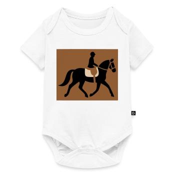 Equestrian Horse Rider Hobby - Baby Premium short-sleeve bodysuit - white - Front