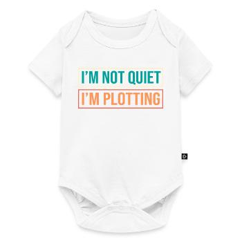Anxiété Anxieuse Anxieuse Introvertie effrayée - Body à manches courtes Premium Bébé - blanc - Devant