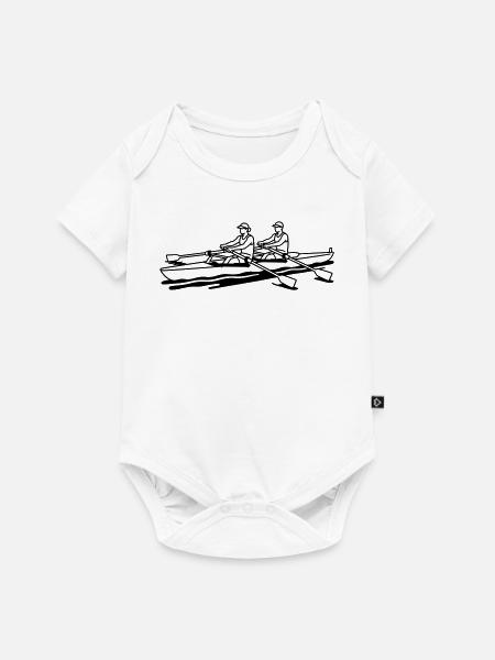 Rudern - Baby Premium Kurzarmbody - Weiß