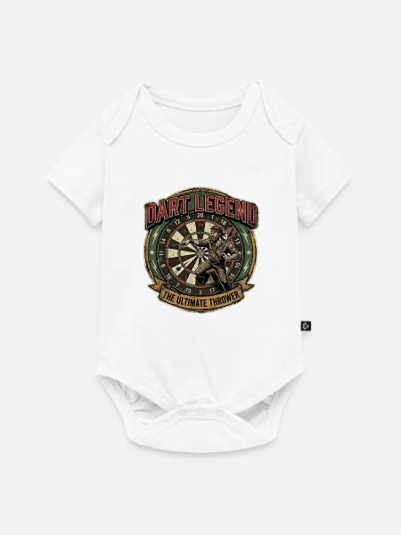 Dart Legend: Ultimate Thrower - Baby Premium Kurzarmbody - Weiß