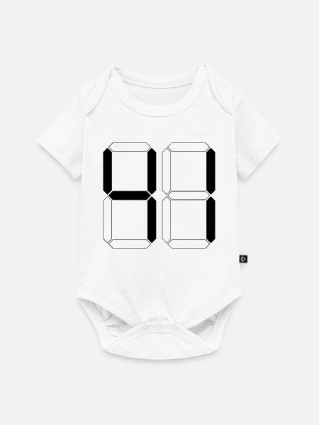 NUMMER 41 Einundvierzig Geschenk Digital - Baby Premium Kurzarmbody - Weiß