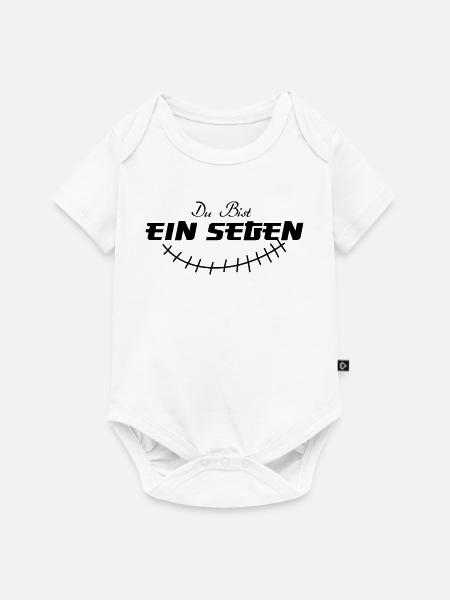 SEGEN – Spirituelles Statement Mode - Baby Premium Kurzarmbody - Weiß