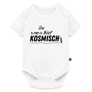 KOSMISCH – Spirituelles Geschenk Mode - Baby Premium Kurzarmbody - Weiß - Vorne