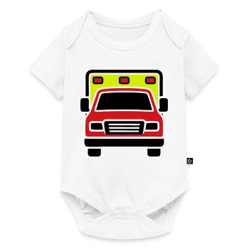 Ambulance Ambulance Front - Body à manches courtes Premium Bébé - blanc - Devant