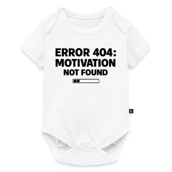 ERREUR 404 : Motivation non trouvée | Faute minimale de frappe - Body à manches courtes Premium Bébé - blanc - Devant