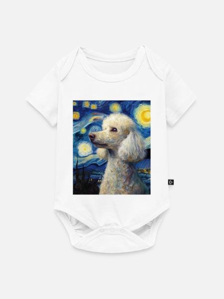 Pudel - Baby Premium Kurzarmbody - Weiß