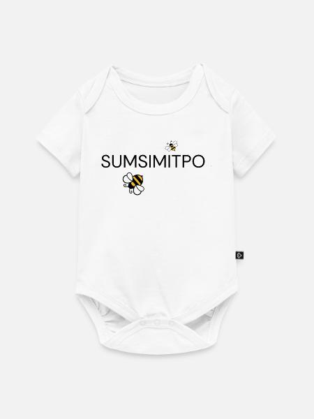 SUMSIMITPO - Baby Premium Kurzarmbody - Weiß