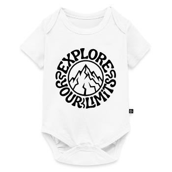 Bergsteigen - Baby Premium Kurzarmbody - Weiß - Vorne