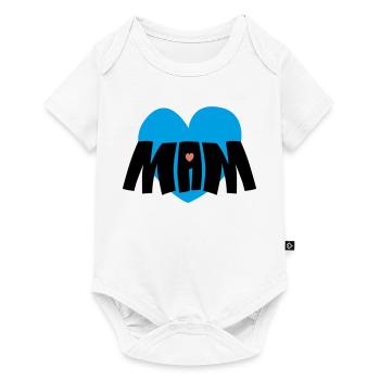 Cœur de maman - Body à manches courtes Premium Bébé - blanc - Devant
