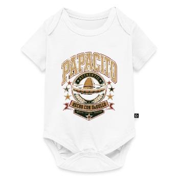 PAPACITO Mexiko Tradition Shirt - Baby Premium Kurzarmbody - Weiß - Vorne