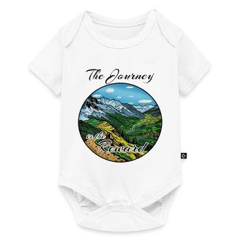 Le voyage est la récompense - Body à manches courtes Premium Bébé - blanc - Devant