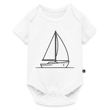 sailing ship - Baby Premium short-sleeve bodysuit - white - Front