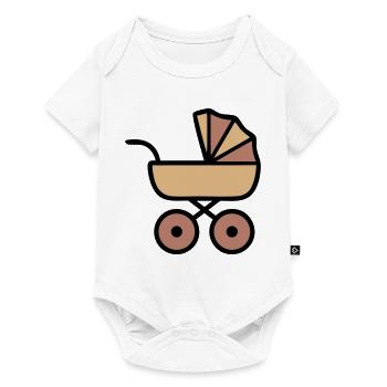 Stroller Baby Boho Icon - Baby Premium short-sleeve bodysuit - white - Front