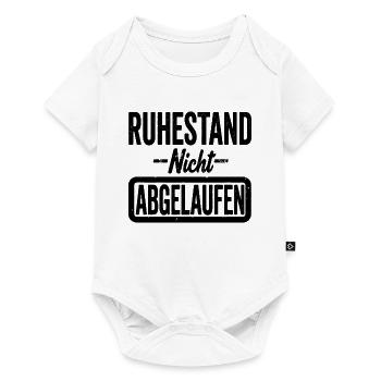 Ruhestand Nacht Abgelaufen Lustiger Spruch - Baby Premium Kurzarmbody - Weiß - Vorne