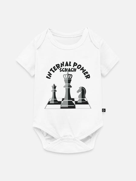 Schach: The Internal Power - Baby Premium Kurzarmbody - Weiß