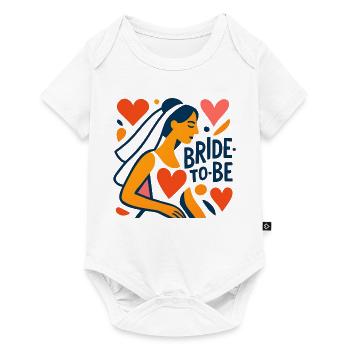 Future mariée - Body à manches courtes Premium Bébé - blanc - Devant