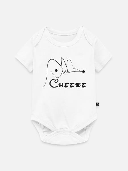 Hasan-Maus-Kalligraphie - Baby Premium Kurzarmbody - Weiß