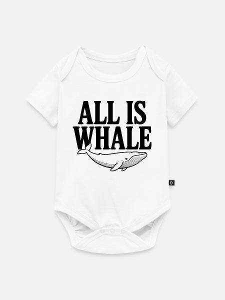 Alles ist Wal - Baby Premium Kurzarmbody - Weiß