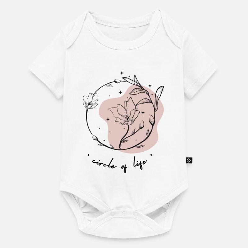Cycles de vie - Body à manches courtes Premium Bébé - blanc