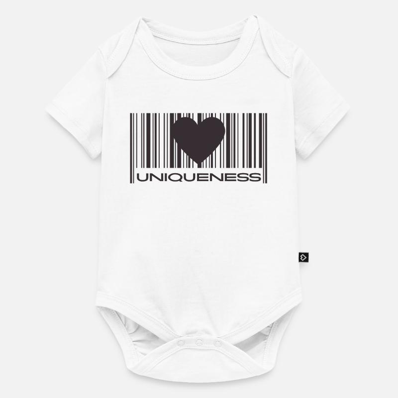 Unicité - Body à manches courtes Premium Bébé - blanc