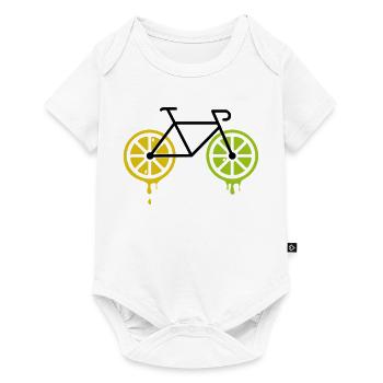 bike lemon - Baby Premium short-sleeve bodysuit - white - Front