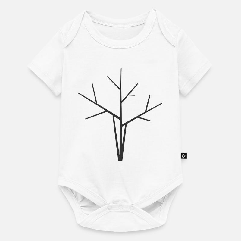 Tree abstract - Baby Premium short-sleeve bodysuit - white