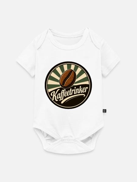 Kaffeetrinker klassisch - Baby Premium Kurzarmbody - Weiß