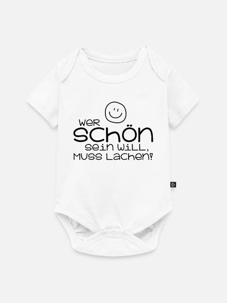 Schön - Baby Premium Kurzarmbody - Weiß