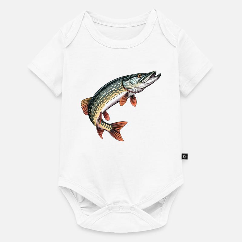 Empreinte de pique colorée - Body à manches courtes Premium Bébé - blanc