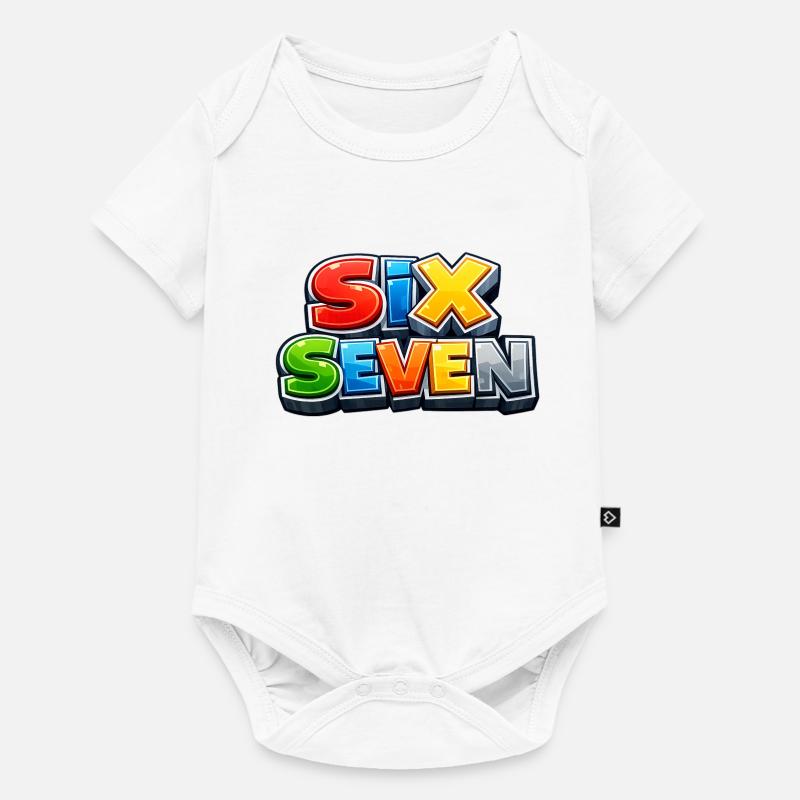 SixSeven - Body à manches courtes Premium Bébé - blanc