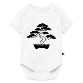 bonsai - Baby Premium short-sleeve bodysuit - white - Front
